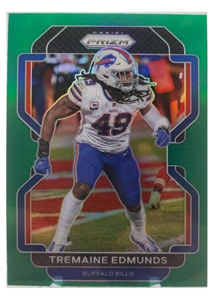 2021 Panini Prizm Base Set Tremaine Edmunds #120 card