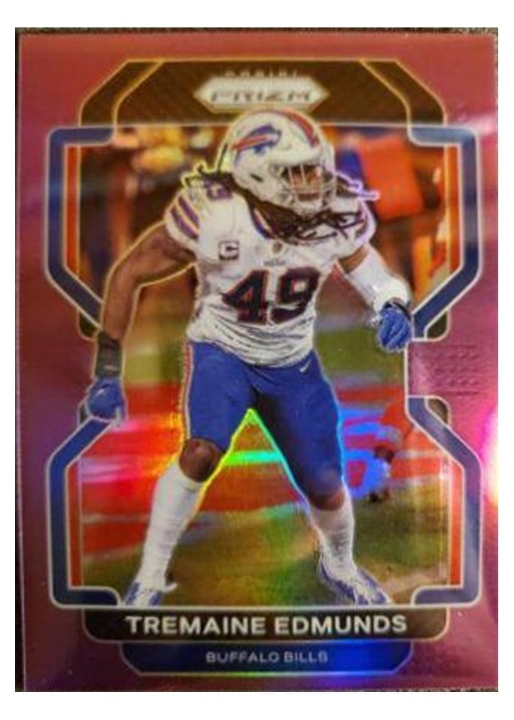 2021 Panini Prizm Base Set Tremaine Edmunds #120 card