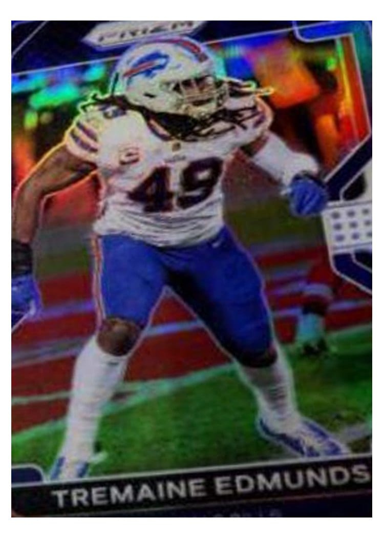 2021 Panini Prizm Base Set Tremaine Edmunds #120 card