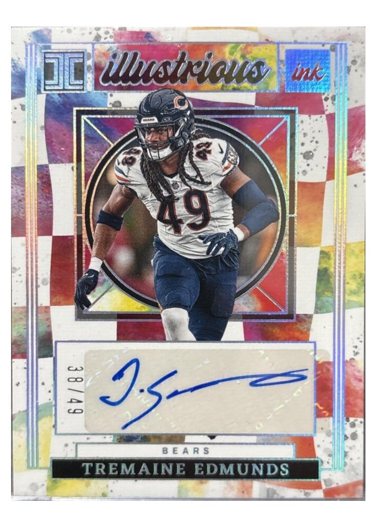 2025 Panini Impeccable Illustrious Ink Tremaine Edmunds #16 card
