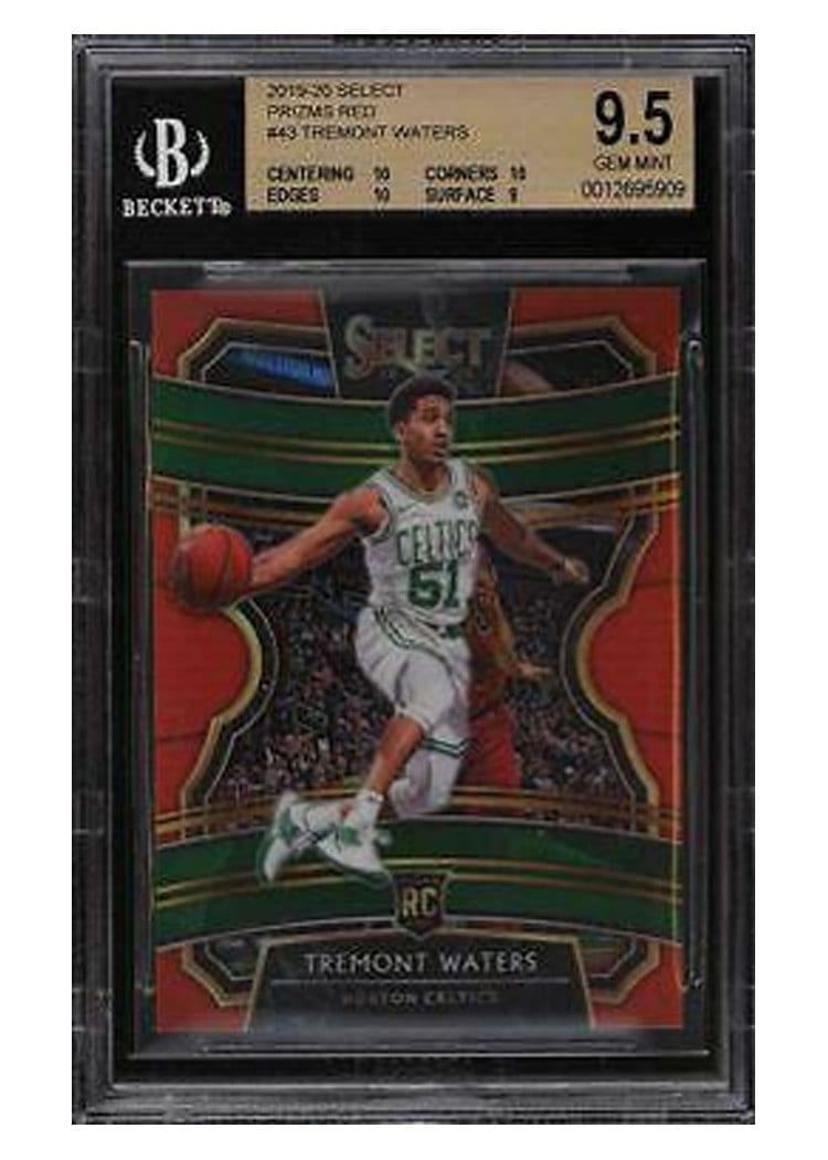 2019-20 Panini Select Base Set Tremont Waters #43 card