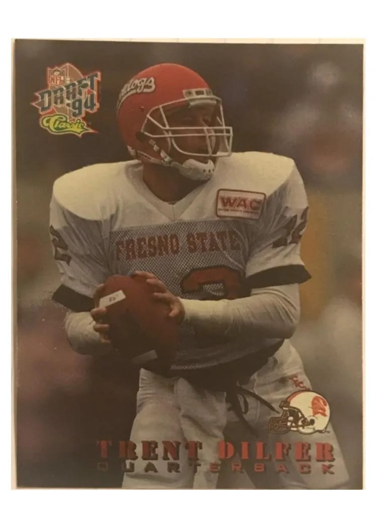 1994 Classic Draft Stars Trent Dilfer #4 card