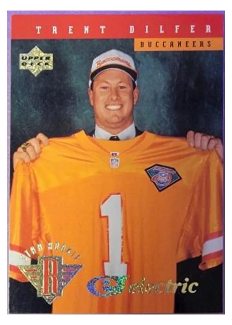 1994 Upper Deck Trent Dilfer Electric Gold #17 card