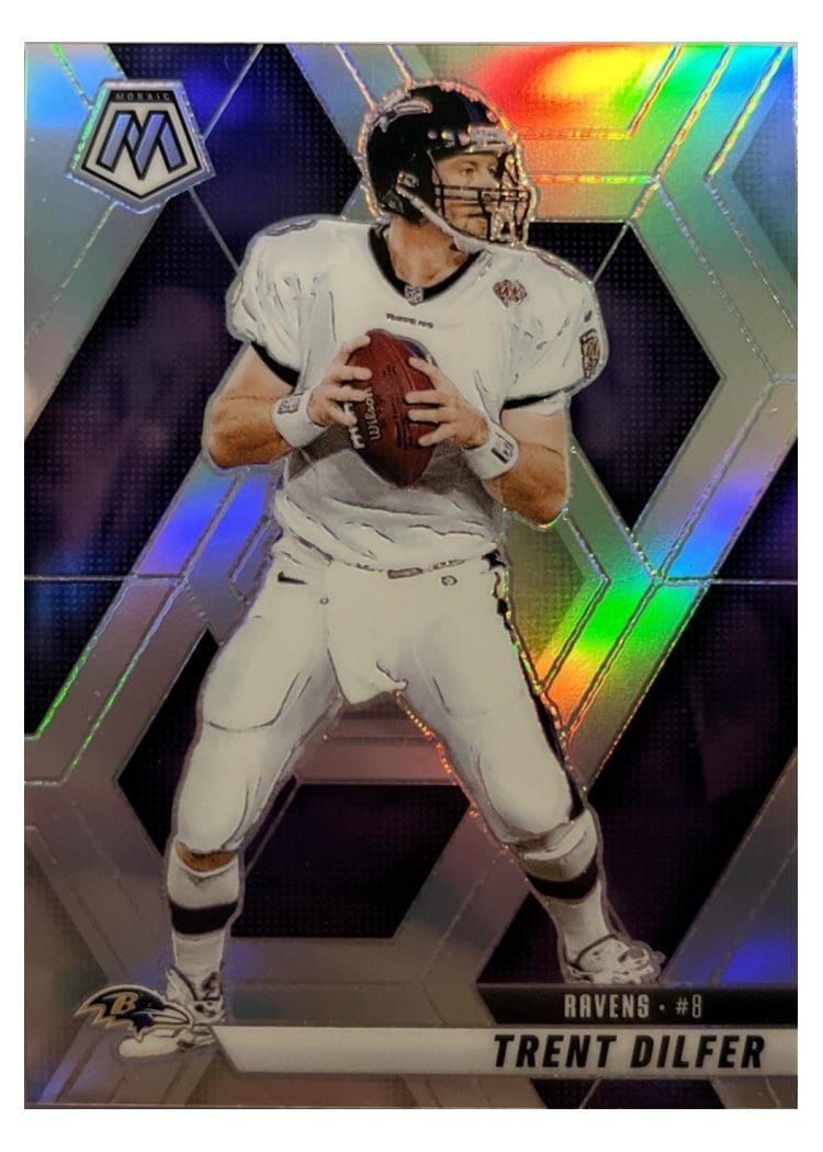 2025 Panini Mosaic Base Set Trent Dilfer Silver #98 card