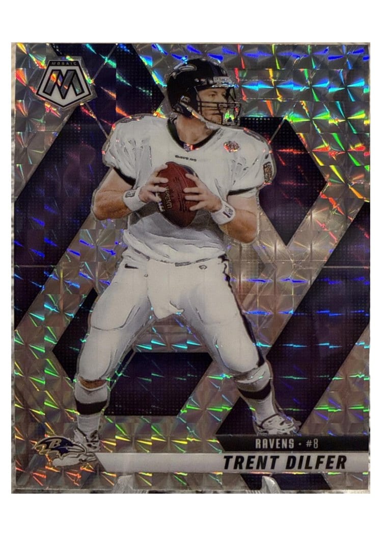 2025 Panini Mosaic Base Set Trent Dilfer Tessellation #98 card