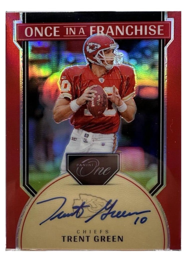 2024 Panini One Once in a Franchise Autographs Trent Green #351 card