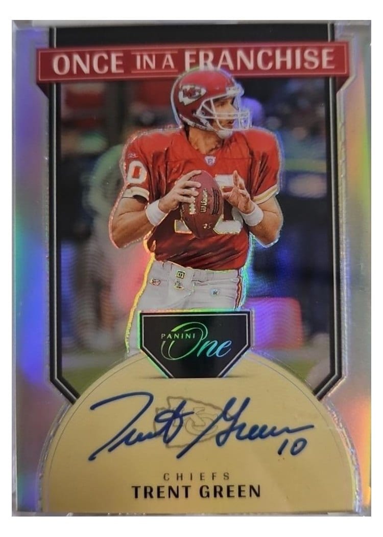2024 Panini One Once in a Franchise Autographs Trent Green #351 card