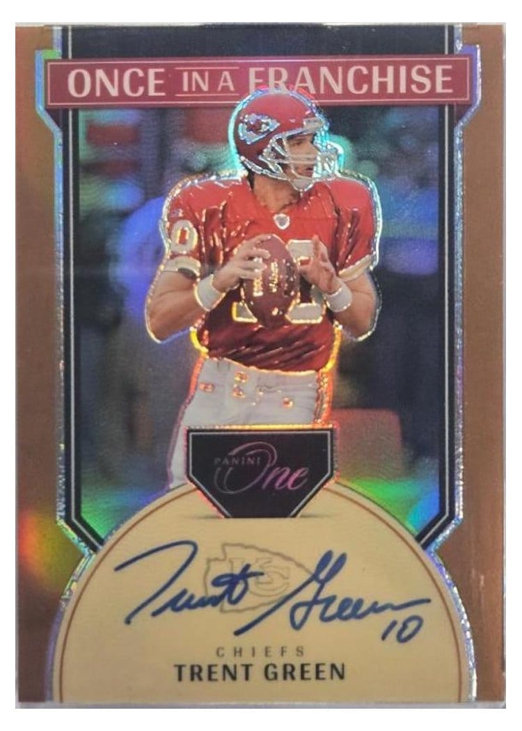 2024 Panini One Once in a Franchise Autographs Trent Green #351 card