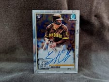 2020 Bowman Chrome Rookie Autographs Trent Grisham #CRA-TG card