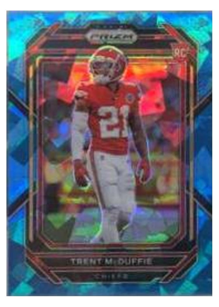 2022 Panini Prizm Base Set Trent McDuffie #372 card