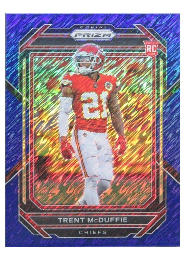 2022 Panini Prizm Base Set Trent McDuffie #372 card