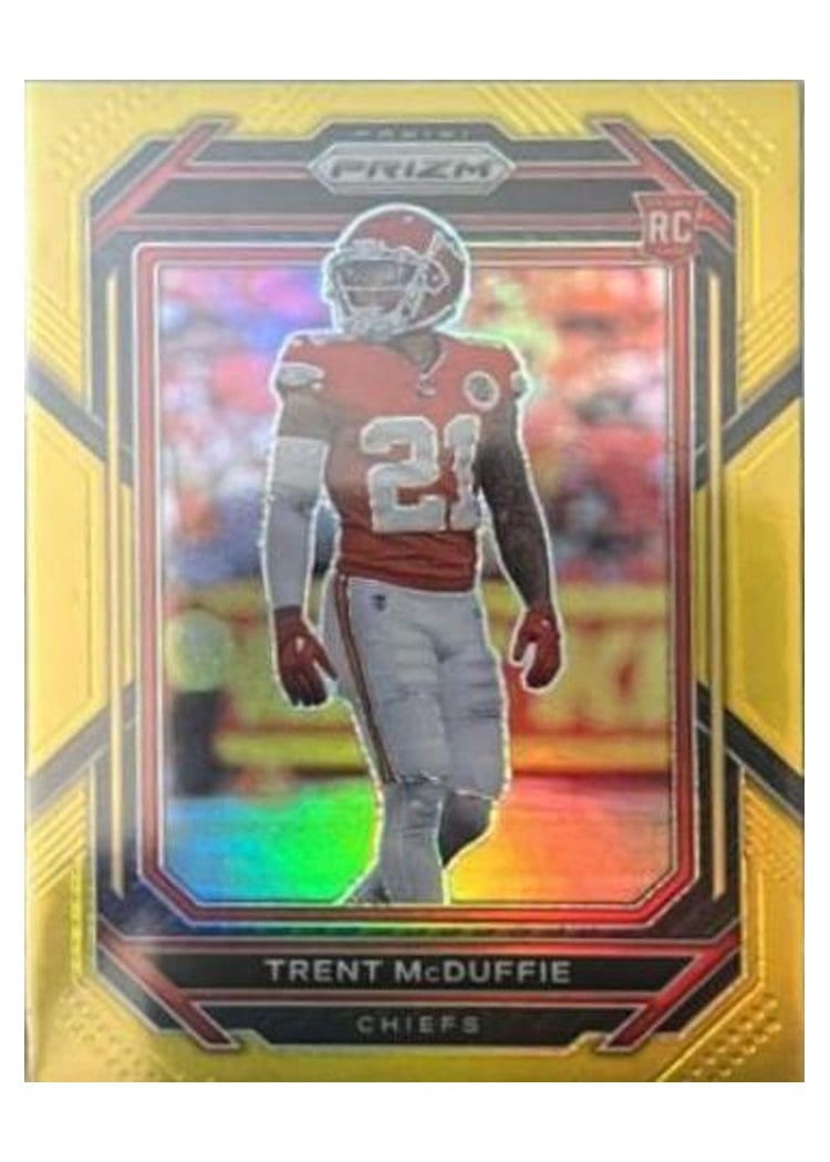 2022 Panini Prizm Base Set Trent McDuffie #372 card