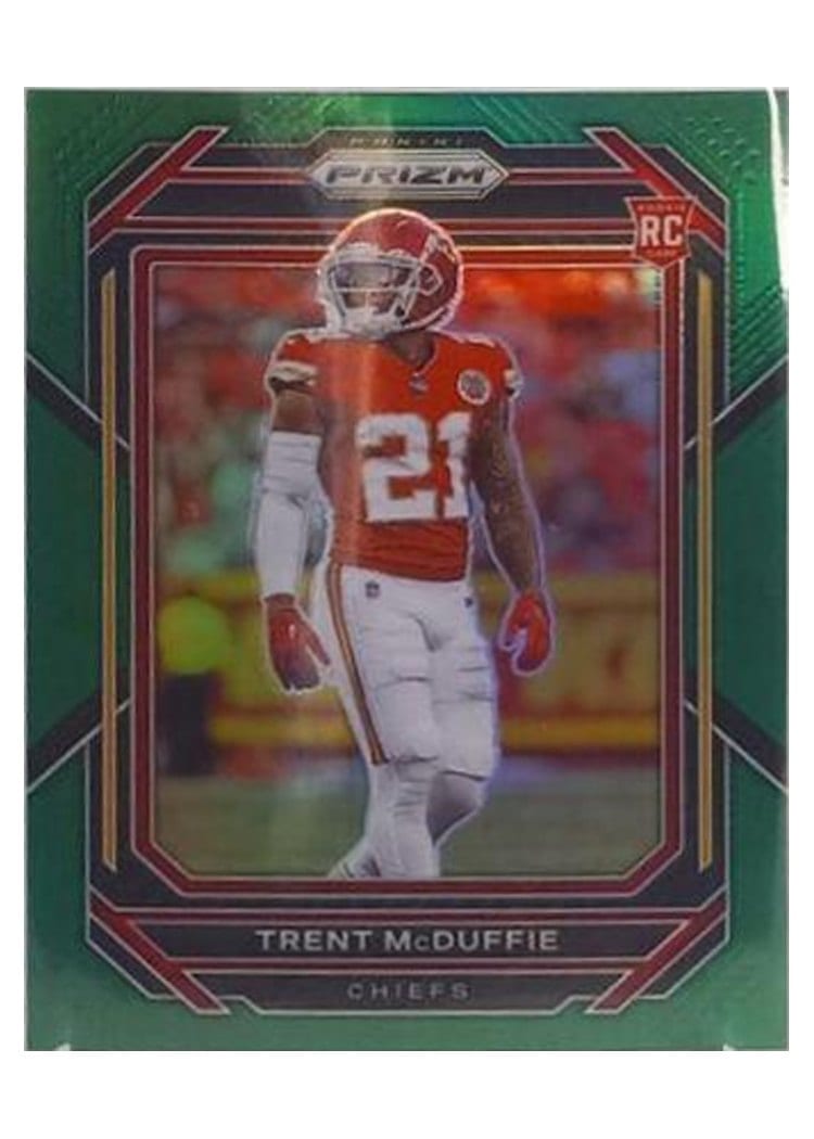 2022 Panini Prizm Base Set Trent McDuffie #372 card