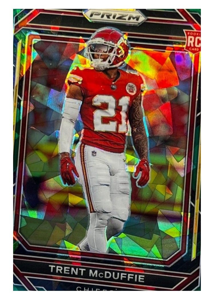 2022 Panini Prizm Base Set Trent McDuffie #372 card