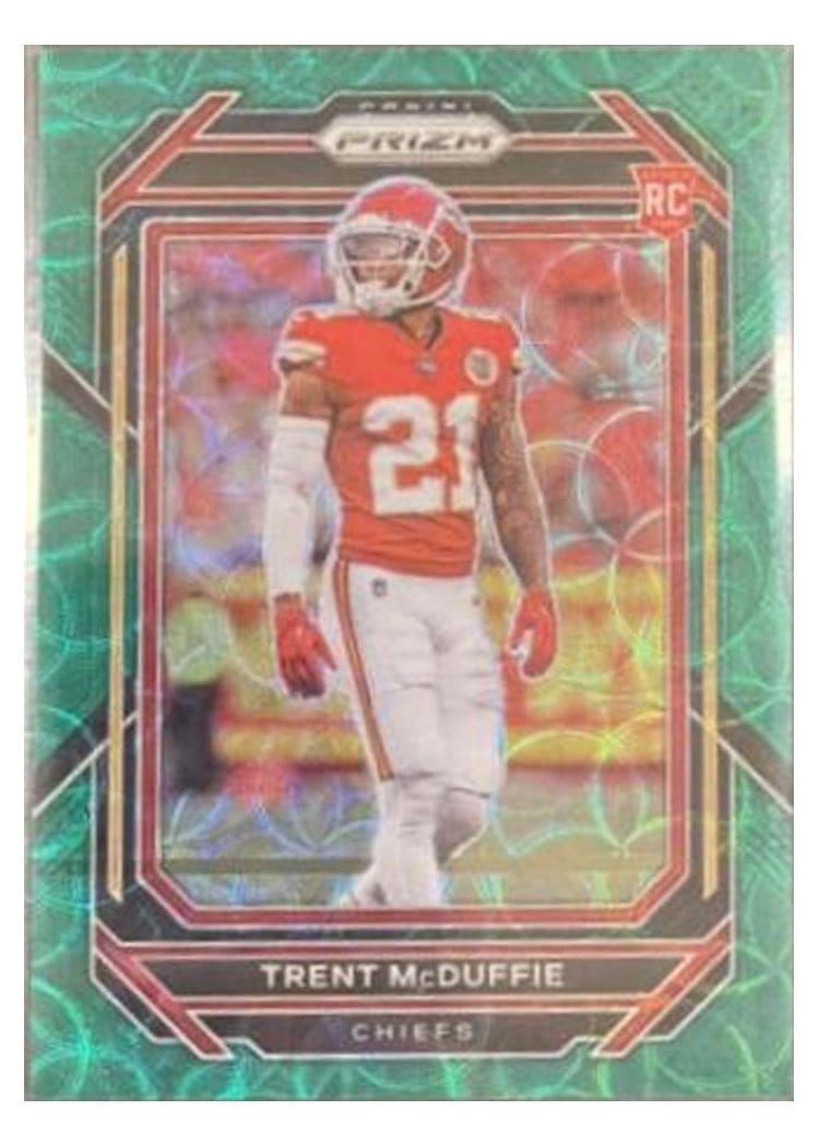 2022 Panini Prizm Base Set Trent McDuffie #372 card