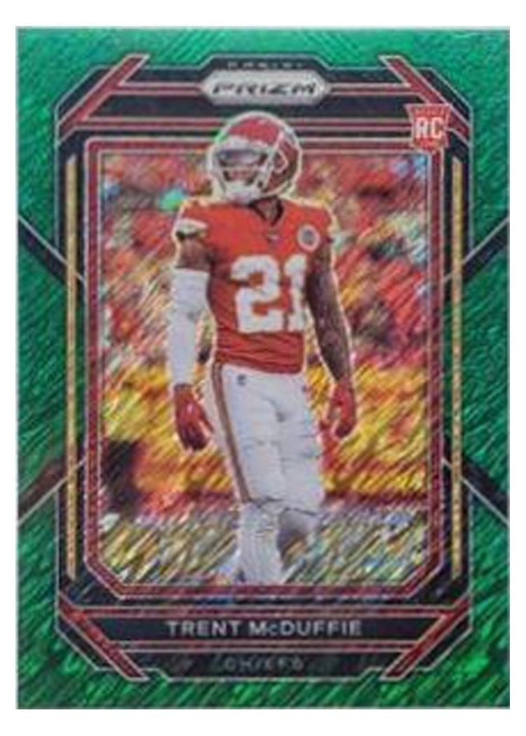 2022 Panini Prizm Base Set Trent McDuffie #372 card