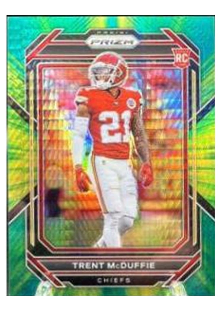 2022 Panini Prizm Base Set Trent McDuffie #372 card