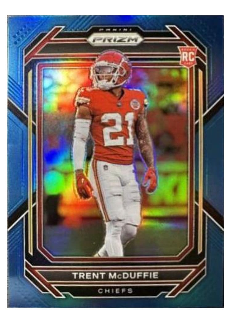 2022 Panini Prizm Base Set Trent McDuffie #372 card