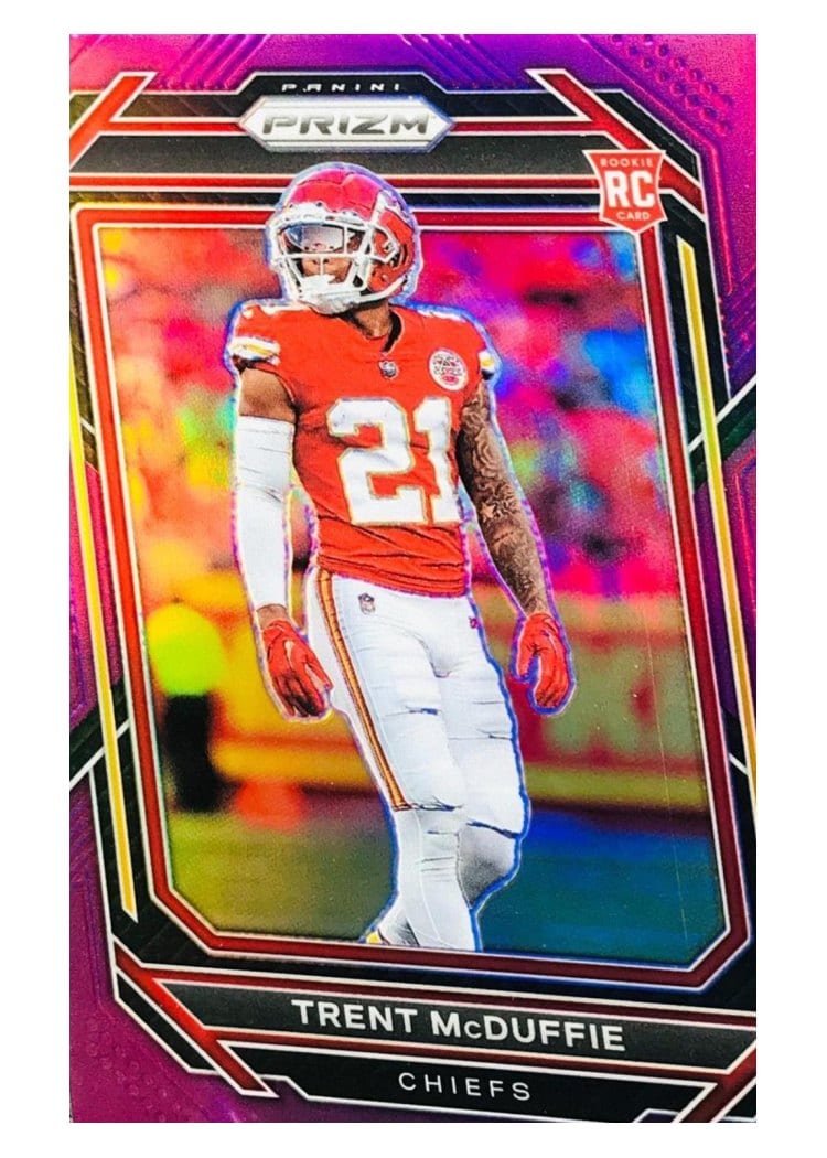 2022 Panini Prizm Base Set Trent McDuffie #372 card