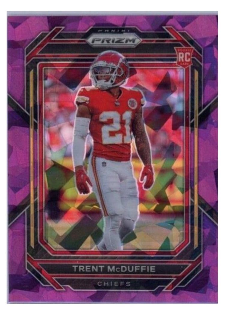 2022 Panini Prizm Base Set Trent McDuffie #372 card