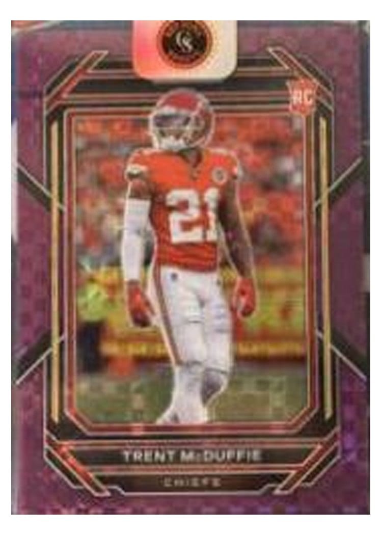 2022 Panini Prizm Base Set Trent McDuffie #372 card