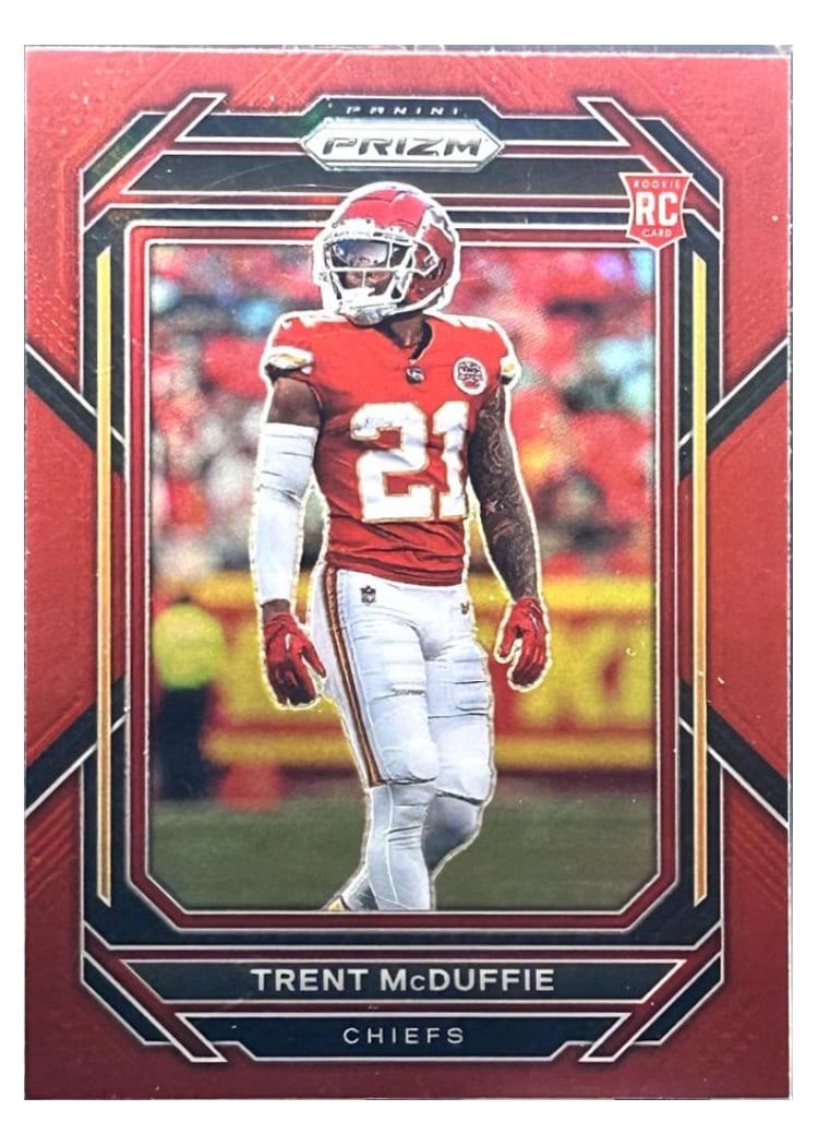 2022 Panini Prizm Base Set Trent McDuffie #372 card