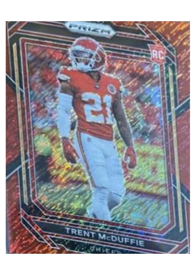 2022 Panini Prizm Base Set Trent McDuffie #372 card