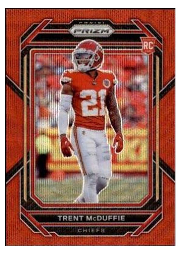 2022 Panini Prizm Base Set Trent McDuffie #372 card