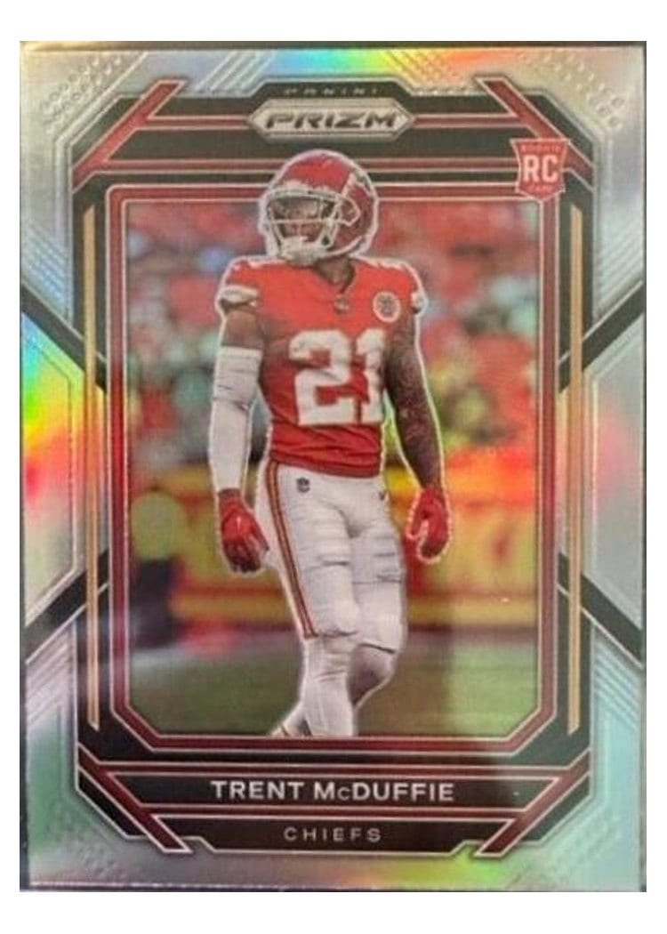 2022 Panini Prizm Base Set Trent McDuffie #372 card
