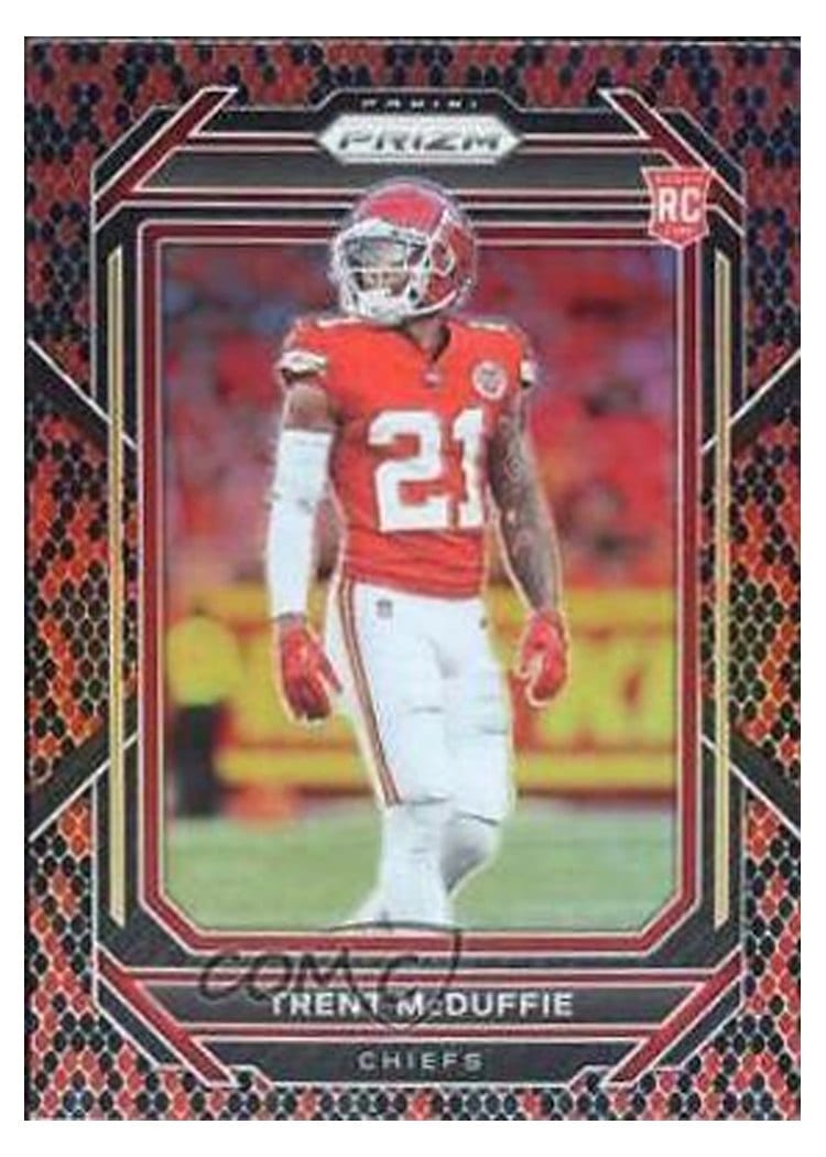 2022 Panini Prizm Base Set Trent McDuffie #372 card