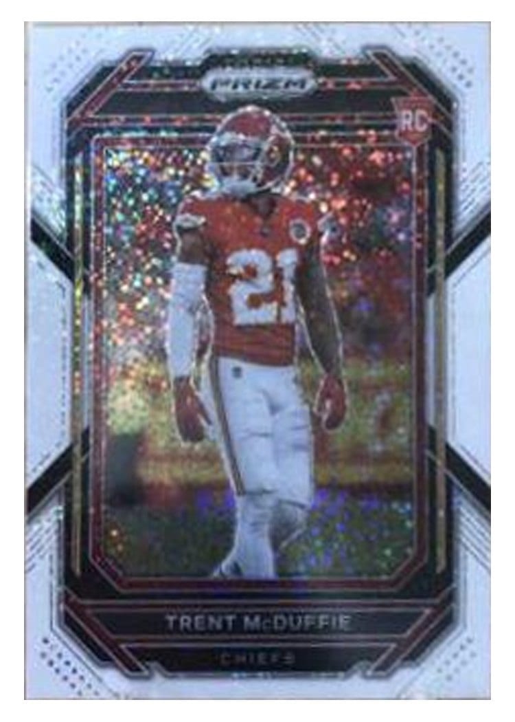 2022 Panini Prizm Base Set Trent McDuffie #372 card