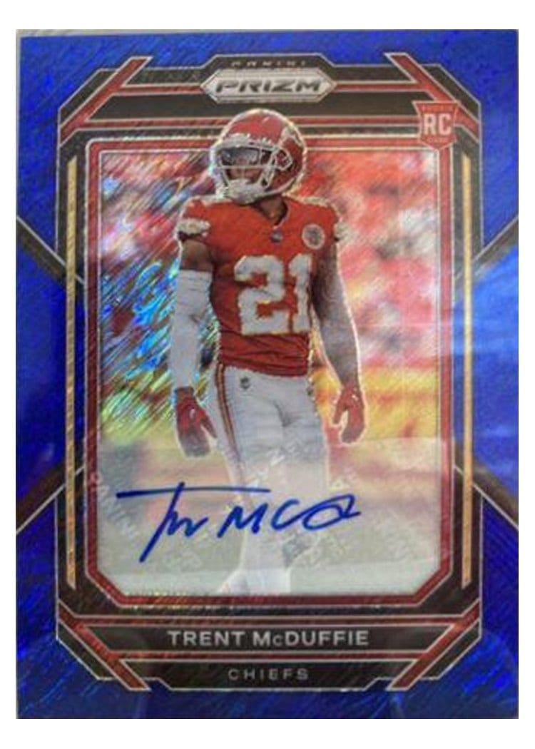 2022 Panini Prizm Base Set Trent McDuffie #372 card
