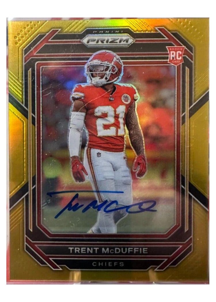 2022 Panini Prizm Base Set Trent McDuffie #372 card