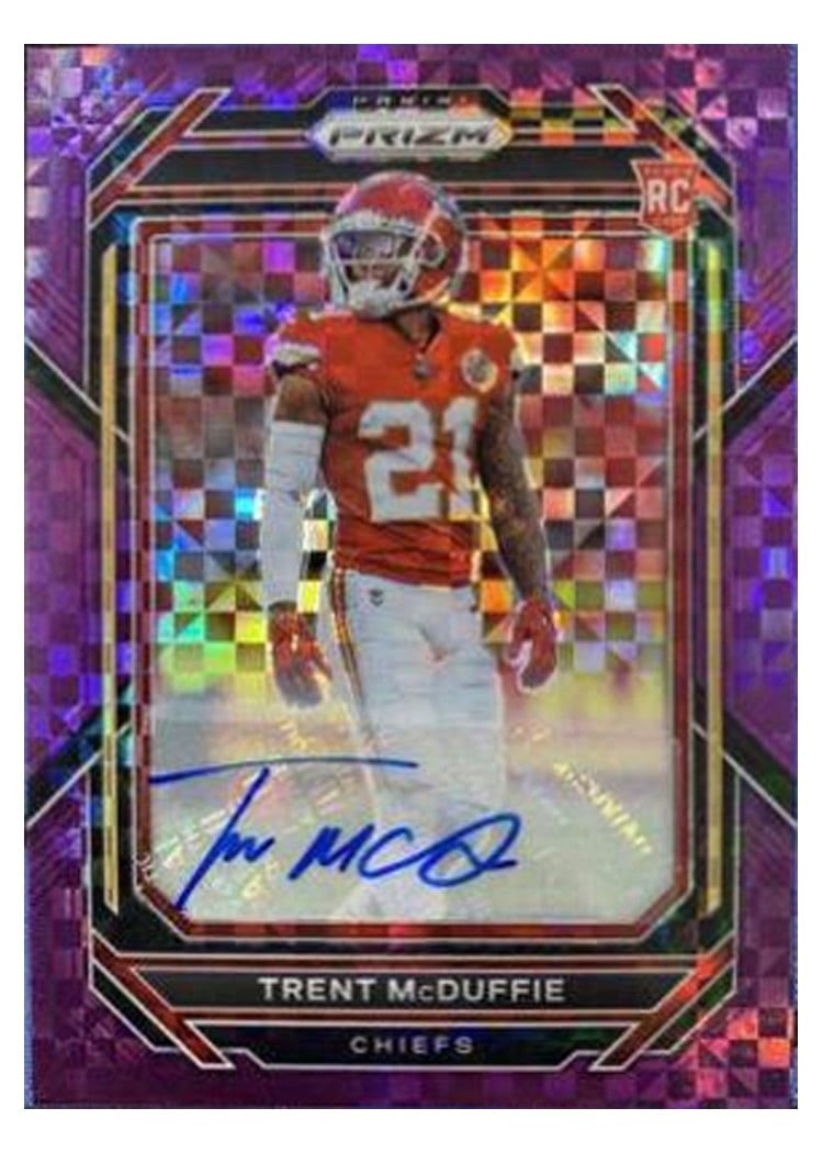 2022 Panini Prizm Base Set Trent McDuffie #372 card
