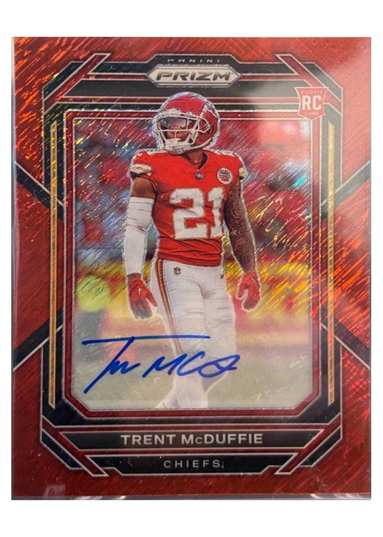 2022 Panini Prizm Base Set Trent McDuffie #372 card