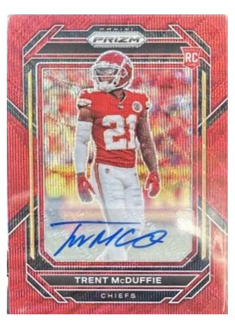 2022 Panini Prizm Base Set Trent McDuffie #372 card