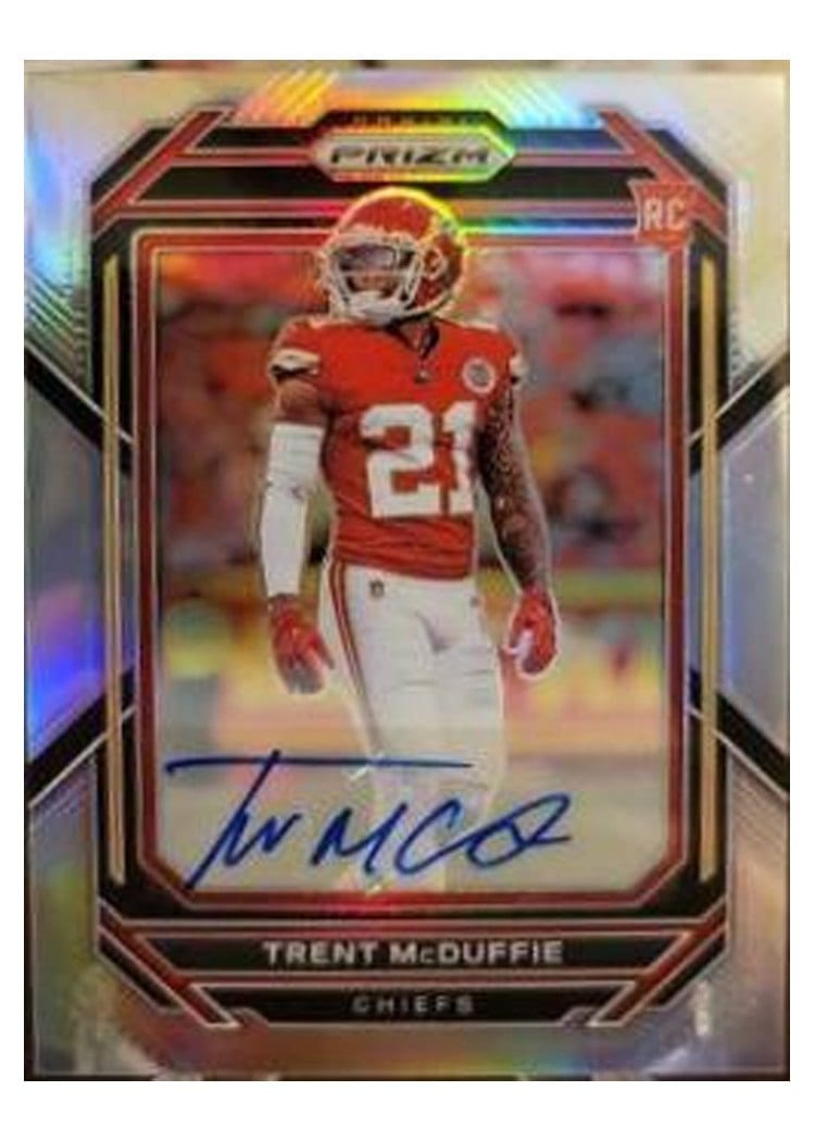 2022 Panini Prizm Base Set Trent McDuffie #372 card