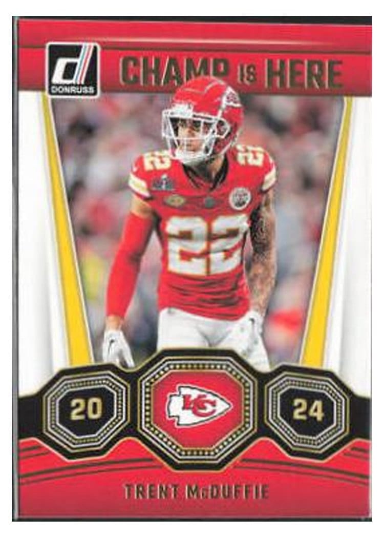 2024 Donruss Champ is Here Trent McDuffie #19 card