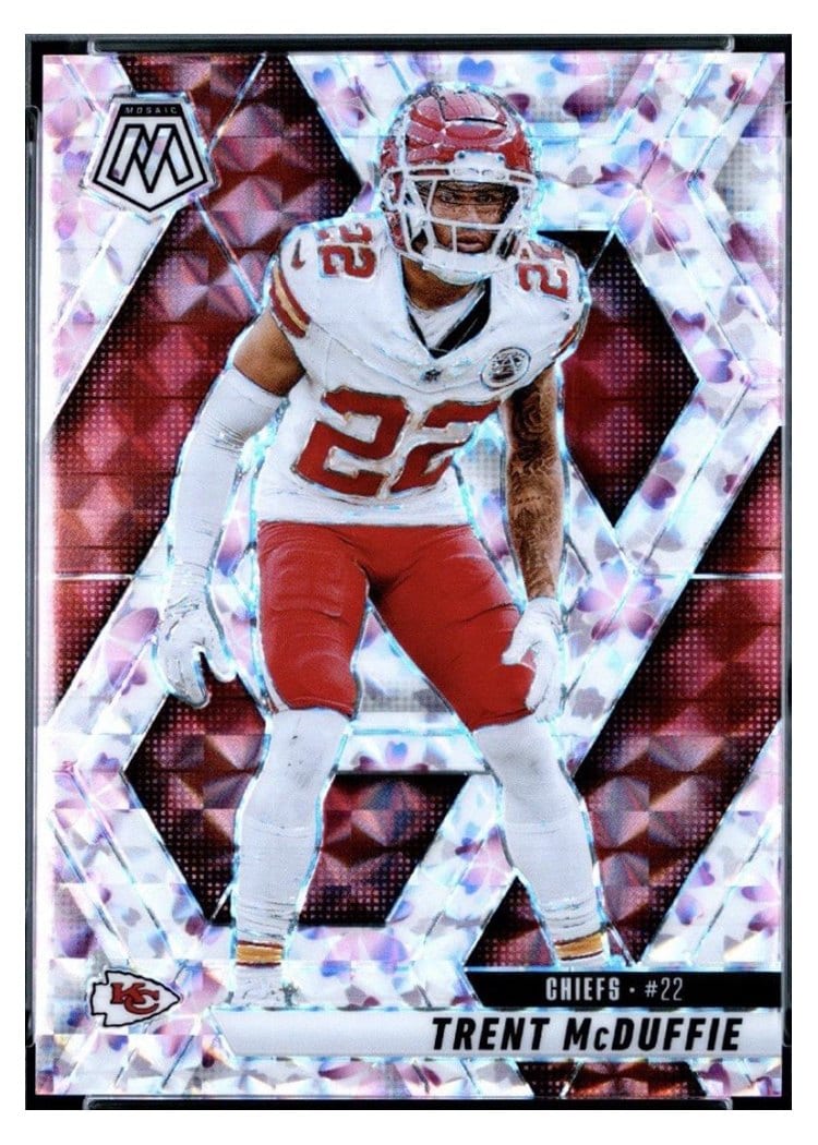 2025 Panini Mosaic Base Set Trent McDuffie #140 card