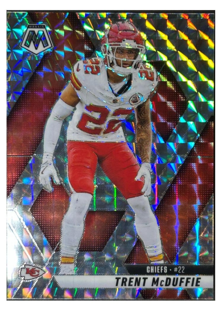 2025 Panini Mosaic Base Set Trent McDuffie #140 card