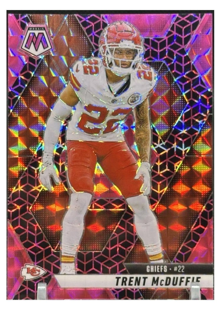 2025 Panini Mosaic Base Set Trent McDuffie #140 card