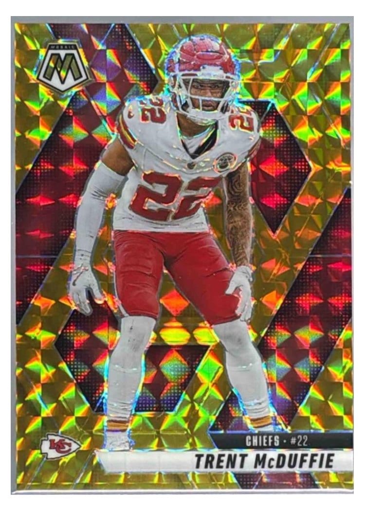 2025 Panini Mosaic Base Set Trent McDuffie #140 card