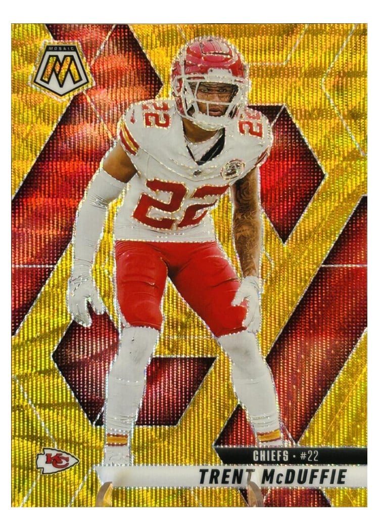 2025 Panini Mosaic Base Set Trent McDuffie #140 card