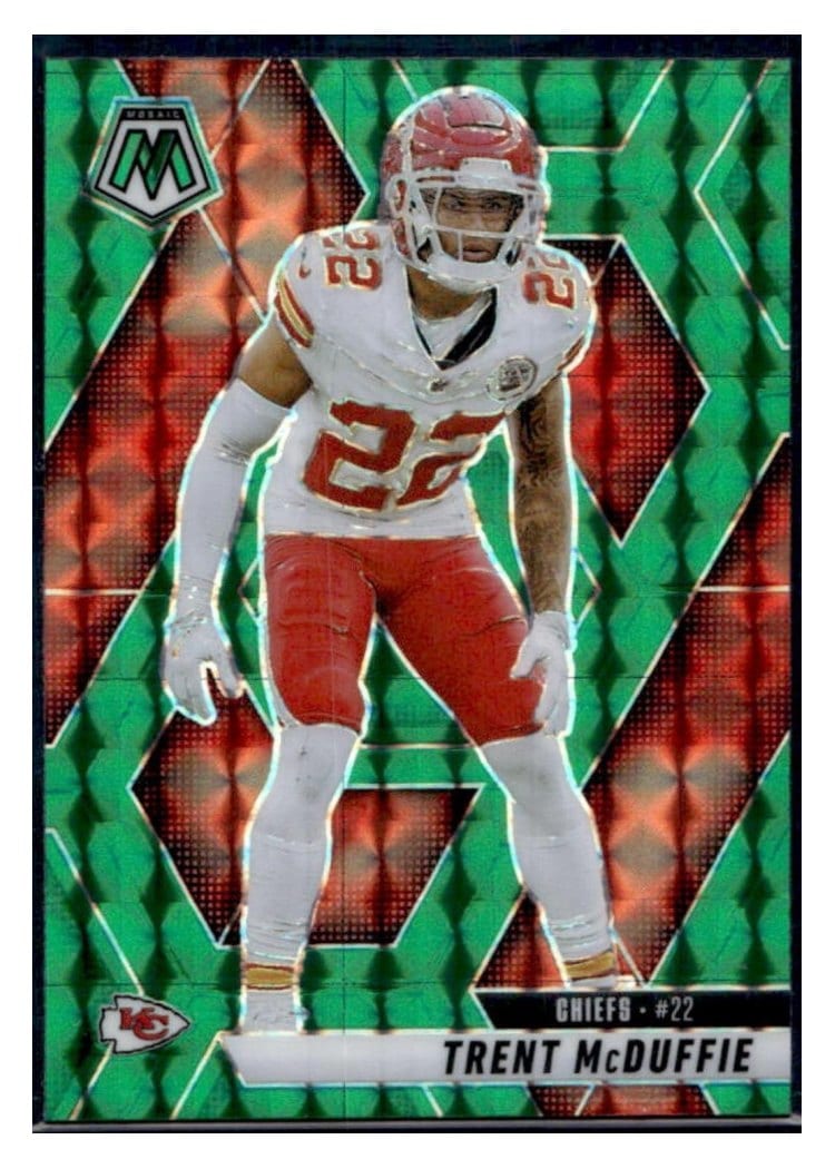 2025 Panini Mosaic Base Set Trent McDuffie #140 card