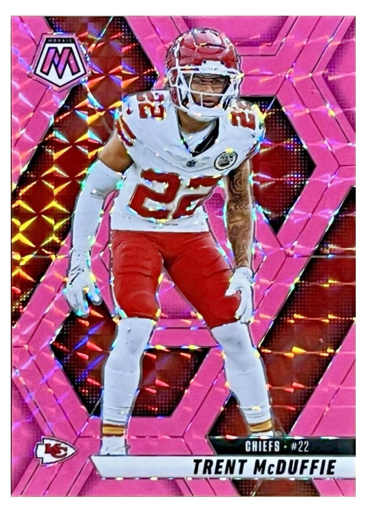 2025 Panini Mosaic Base Set Trent McDuffie #140 card