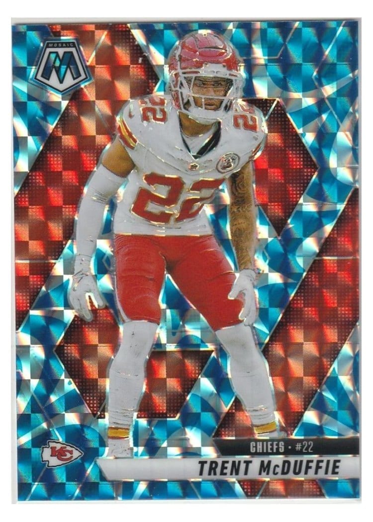 2025 Panini Mosaic Base Set Trent McDuffie #140 card
