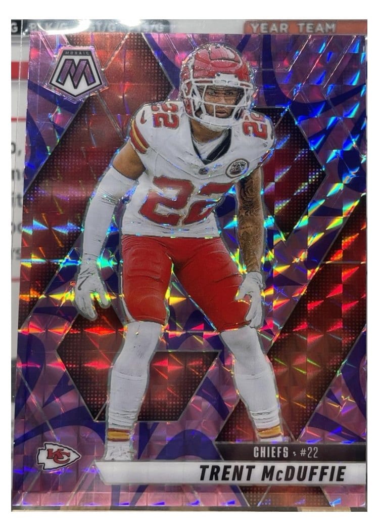 2025 Panini Mosaic Base Set Trent McDuffie #140 card
