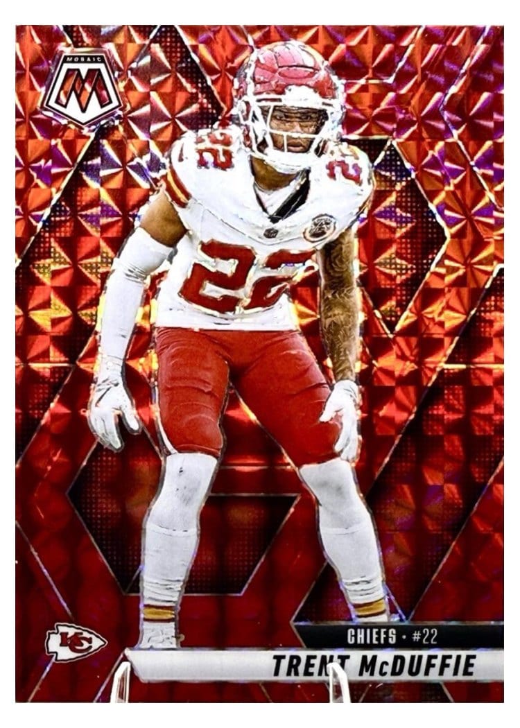 2025 Panini Mosaic Base Set Trent McDuffie #140 card