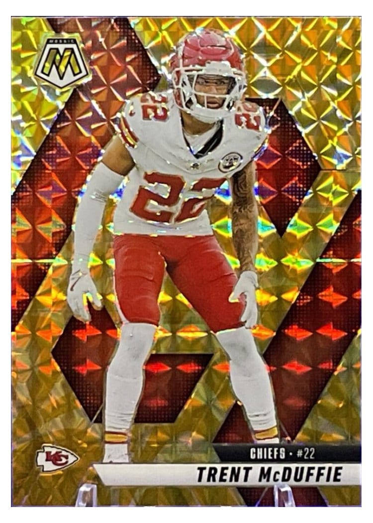 2025 Panini Mosaic Base Set Trent McDuffie #140 card
