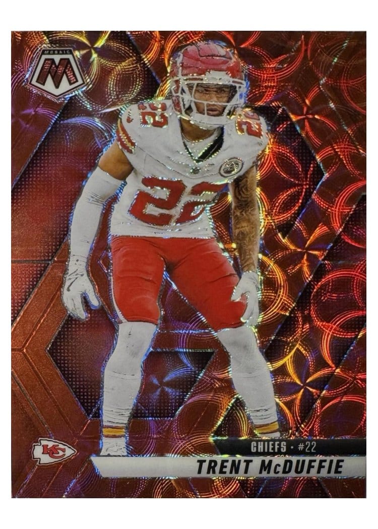 2025 Panini Mosaic Base Set Trent McDuffie #140 card